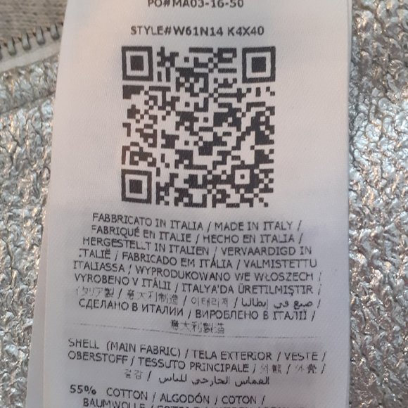 Silver Guess bomber jacket - Picture 8 of 9